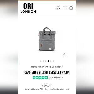 Ori London Canfield Small Backpack